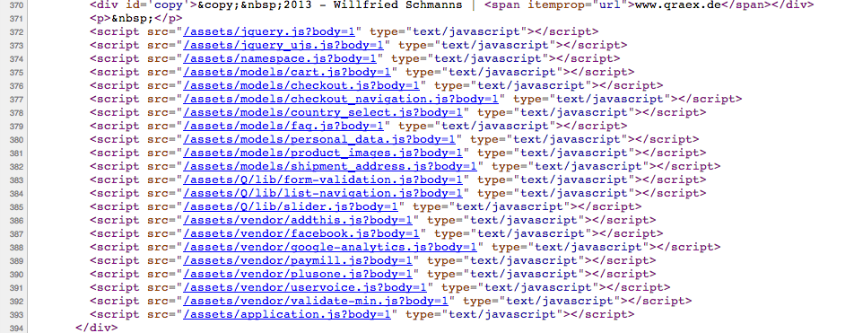Rails development foot